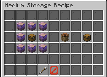 Hypixel Medium Storage Recipe
